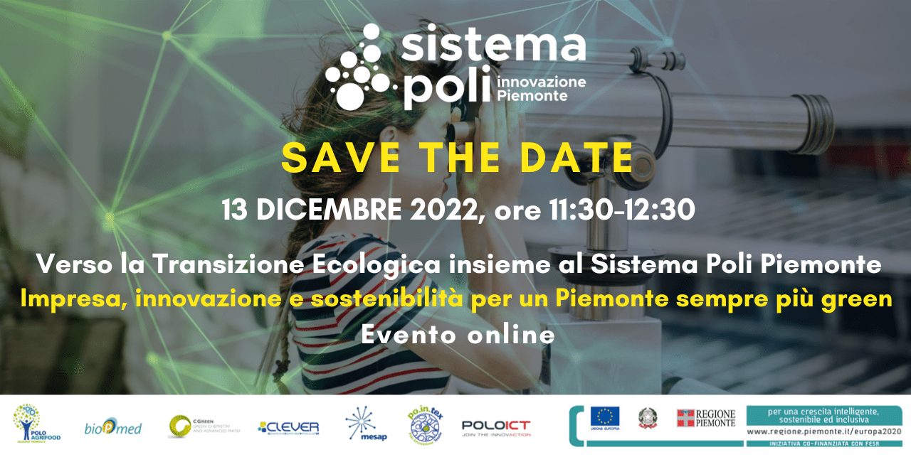 Verso la Transizione Ecologica insieme al Sistema Poli Piemonte – 13 dicembre