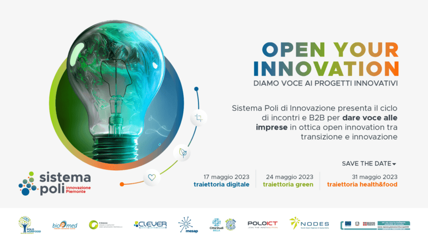 OPEN YOUR INNOVATION: 17, 24 e 31 Maggio 2023!