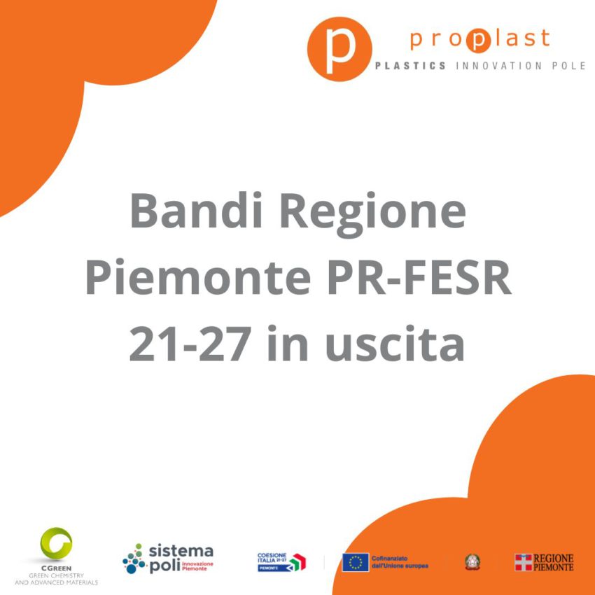 Prossimi Bandi Regione Piemonte PR-FESR 21-27 in uscita