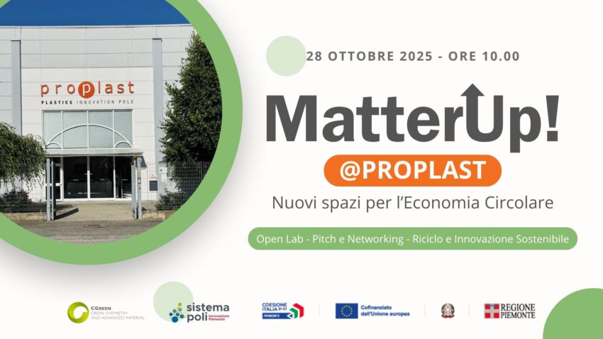MatterUp! @Proplast: Nuovi spazi per l’Economia Circolare