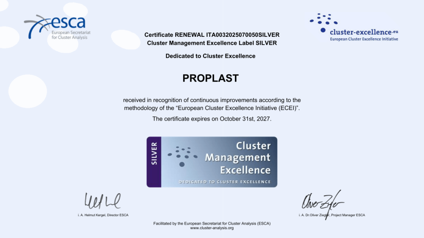 Certificazione Cluster Management Excellence Label SILVER