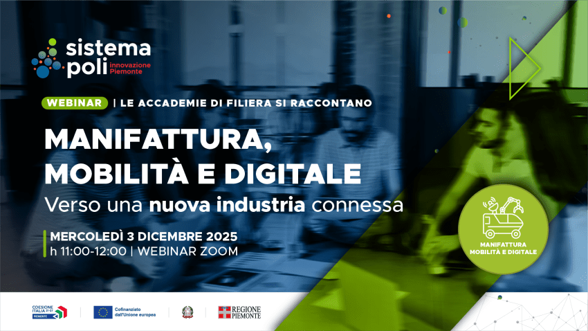 Webinar | Le Accademia di Filiera si raccontano – Manifattura, Mobilità e Digitale